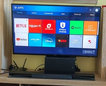 Samsung 50 Smart TV + soundbar TCL