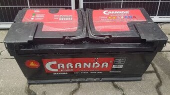 Autobaterie Caranda calcium 12V 110Ah 950A použitá