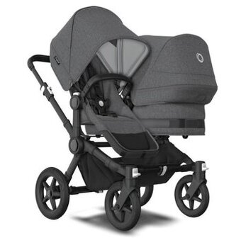 TOP STAV: Bugaboo Donkey 5 Black/Grey Mélange - Duo