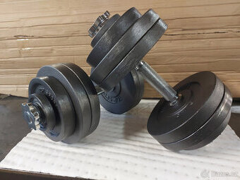 Nakládací jednoručky 2 x 30kg - NOVE