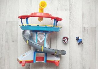 Paw Patrol original VĚŽ Tlapková Patrola, výtahy, dalekohled