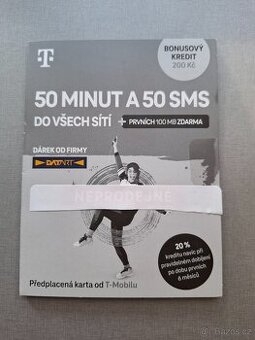 Předplacená SIM karta T Mobile s výhodami