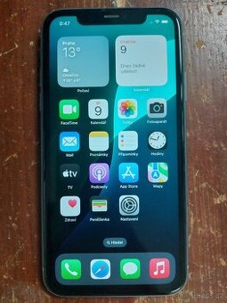 Apple iPhone 11, 100% baterie, 64 GB, pěkný stav