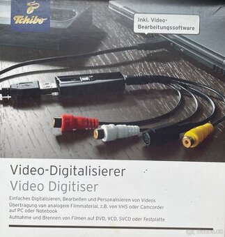 Digitalizátor videozáznamu – nový, vč.adaptérů, kabelů, ovla