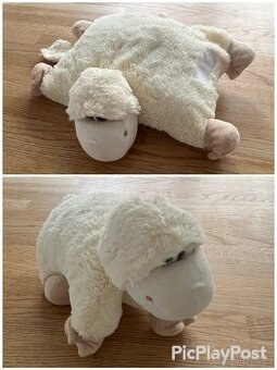 Dětský polštářek - beránek cca 30 x 20 cm