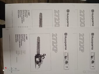 Husqvarna 272xp. Katalog náhradních dílů