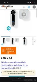 Chytry domovni zvonek- novy nepouzity