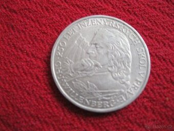 STŘÍBRNÁ MINCE - - "250 LET INŽENÝRSKÝCH ŠKOL V PRAZE " - 