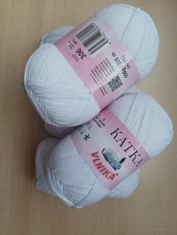 Příze Katka bílá