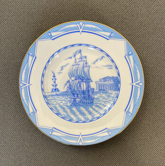 Závěsný talířek Plachetnice 15 cm, LFZ Lomonosov