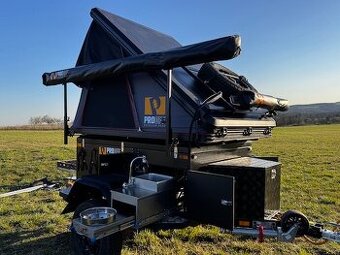 PŮJČOVNA - Offroad přívěs - campingový vozík se střešním sta