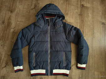 Pánská zimní bunda INDICODE JEANS tm.modrá vel.M - jako NOVÁ
