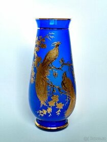 Velká starožitná zlacená váza - 1