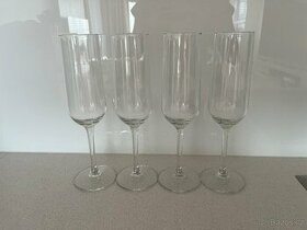 4x sklenička na sekt víno šampaňské Hederlig Ikea - 1