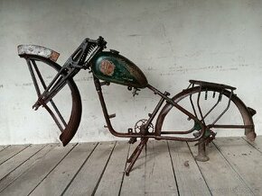 Starý motocykl, motokolo ELFA - 1