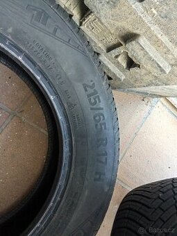 P: Nové celoroční pneu Continental AllSeason 215/65r17