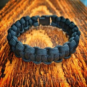 Paracord náramek - černý
