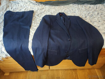 Tmavomodre sako Angelo Litrico SLIM FIT EUR 44 - 1