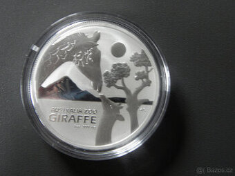 Australian ZOO White Giraffe 1oz 2024 RAM