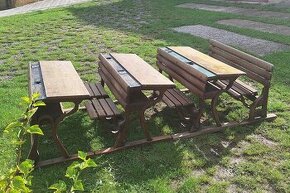Školní dětská lavice RETRO