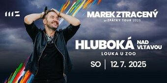 Marek Ztraceny zpátky tour Hluboká nad Vltavou