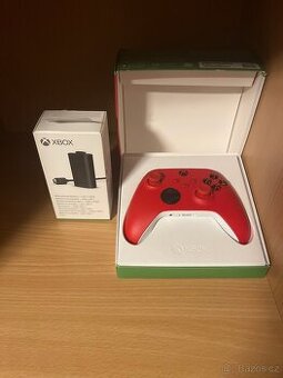 Xbox Series ovladač a charge kit
