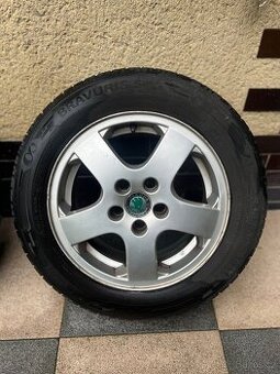 Alu kola + gumy Škoda Fabia