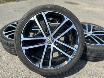 Original letni kola VW Nogaro 5x112 7,5J ET49 225/40 R18