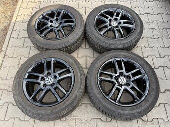 4x al kola 5x120 17 + pneu zimní 215/60 R17C