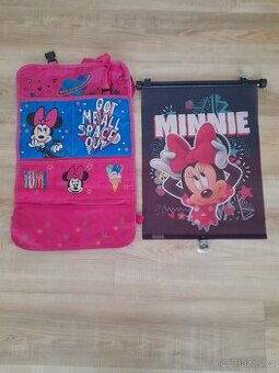 Prodám zánovní kapsář do auta Minnie a stínítko