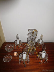 Křišťálový lustr - pětiramenný