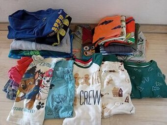 Chlapecké oblečení,vel.95-104, 26kusů,i 3ks pyžamo,vč.Tlapk