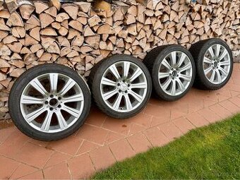 Alu kola Mercedes R18 112/5 dvojrozměr zimní pneu Kumho