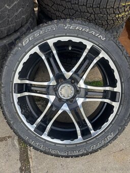 Hliníková 22 palcové kola včetně pneumatik