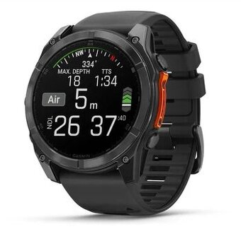 Garmin Fenix 8 51mm AMOLED Slate Gray Steel/Black Band - 1