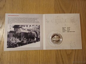 Stříbrná mince Na kolech