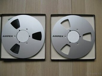 Magnetofonové alu cívky Ampex 26,5 cm