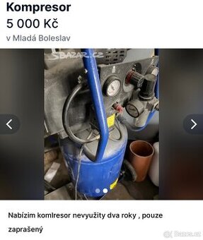 Kompresor nevyužity