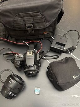 Prodám Canon EOS 250D + EFS 18-55mm + EFS 24mm