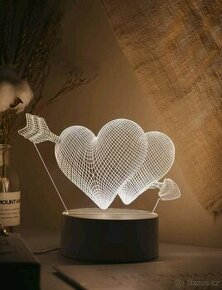 LED lampička srdce