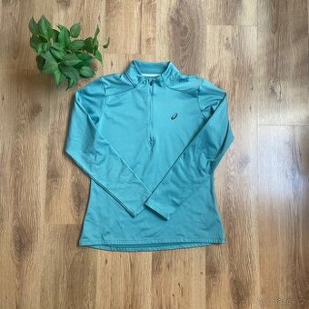 Tyrkysová sportovní mikina asics