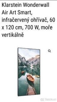 infračervený ohřívač, 60 x 120 cm, 700 W Klarstein  Topeni