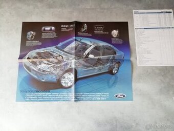 Ford Mondeo MK3 - plakát / prospekt a ceník - doprava v ceně