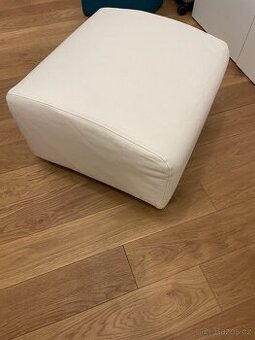 Podnožka- taburet, béžový, IKEA