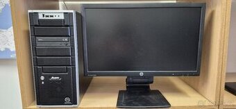 Prodám stolní PC čtyřjádro i5 s RX560, LCD 23"