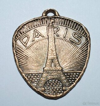 Starožitný přívěšek PARIS - Vintage - 1