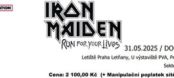Iron maiden 31. 5. 2025 stání