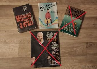 Kniha Cvičíme na velkém míči a Milenci a vrazi