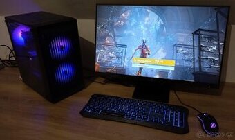 Herní PC s i5 11400, 3060 Ti a 27" 75Hz FreeSync monitorem