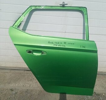 Dveře Škoda Fabia III hatchback pravé zadní